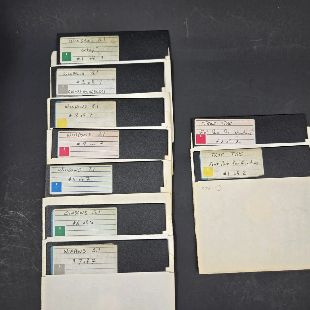 Lot of 9 Used 5.25
